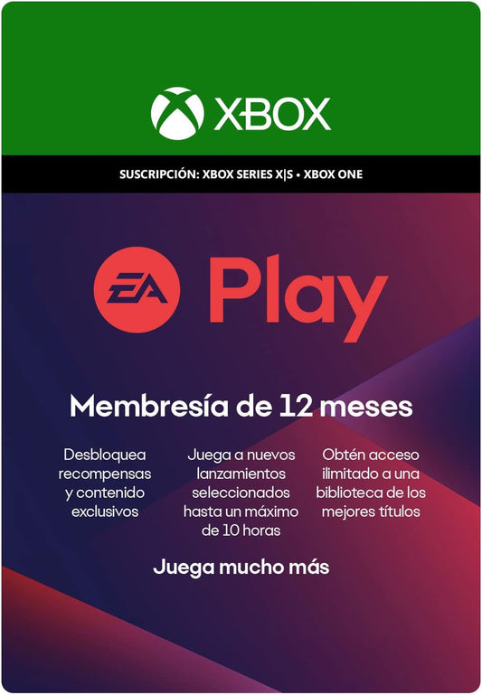 EA Play 12 Meses Código Digital
